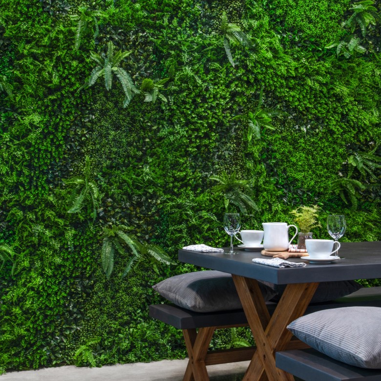 Pared verde artificial