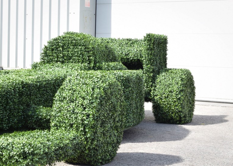 shaped polystyrene F1 car