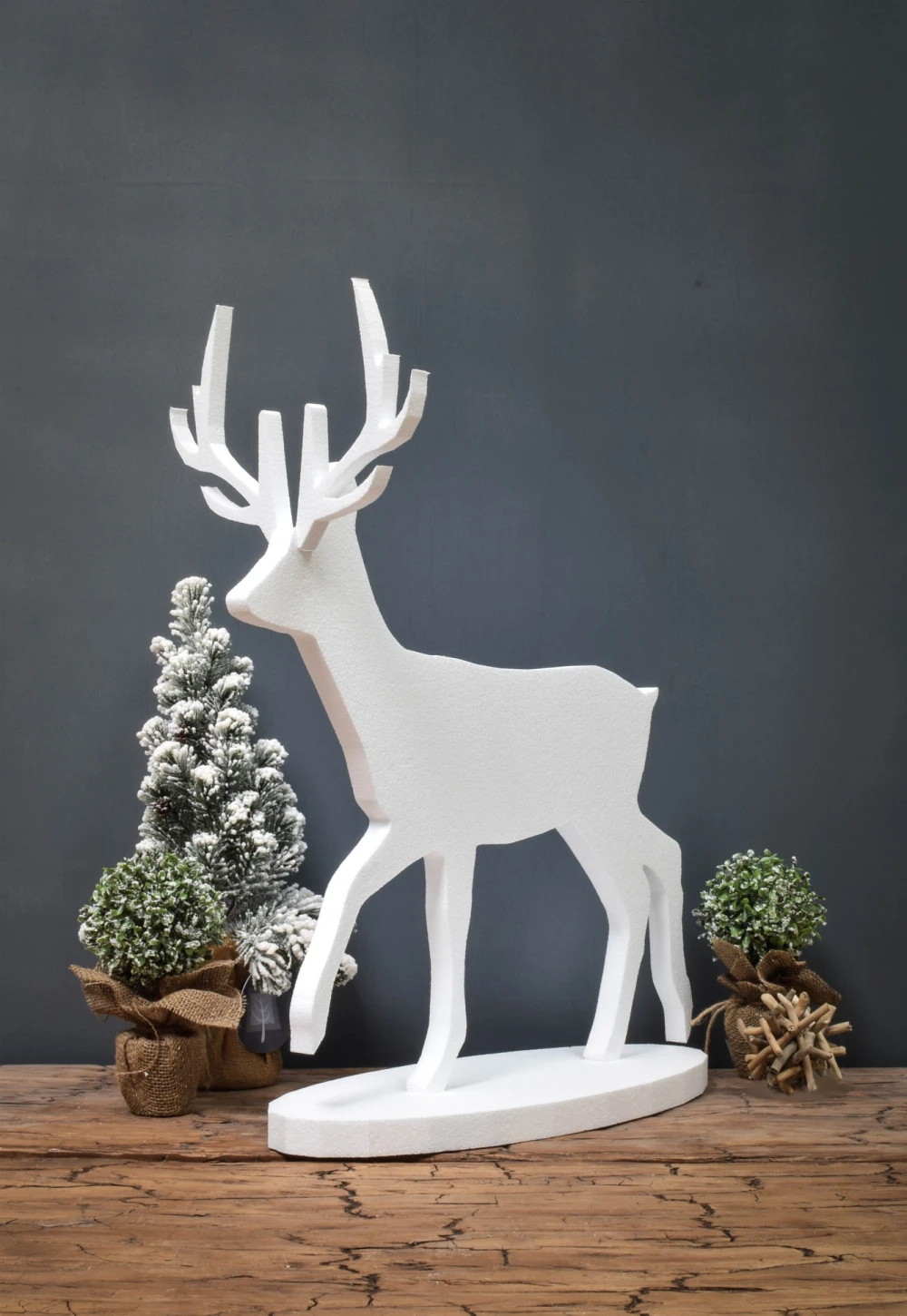 polystyrene deer