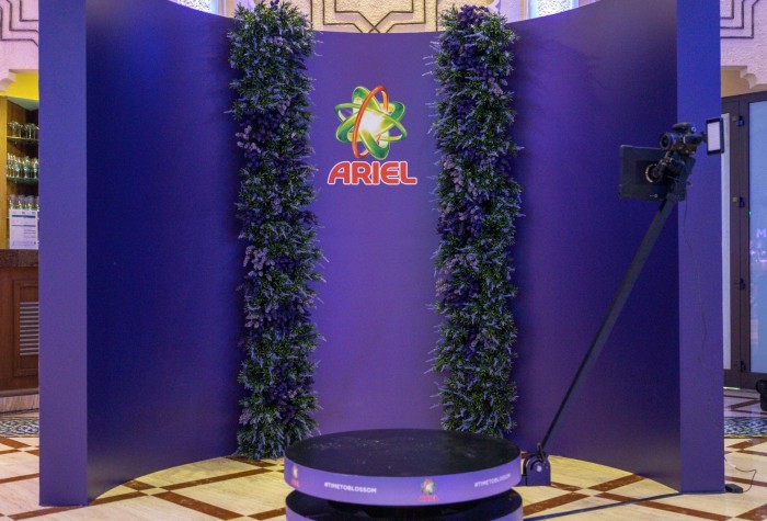 Promoción de la lavanda Ariel en Dubai, EAU