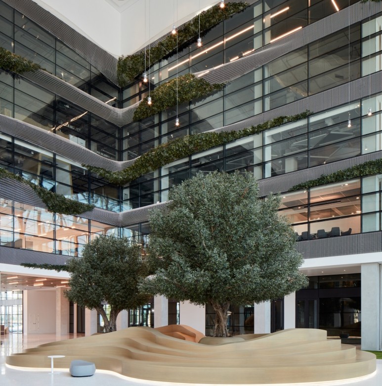 gran olivo artificial para interiores
